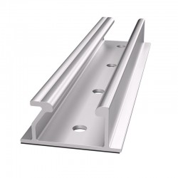 Soporte/Anclaje Aluminio Anodizado chapa plana150 mm.
