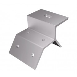 Soporte Chapa Trapezoidal para atornillar a los soportes de aluminio.
